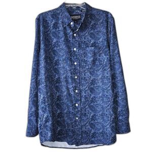 Panhandle Silky Paisley Button Front Cowboy Long Sleeve Medium